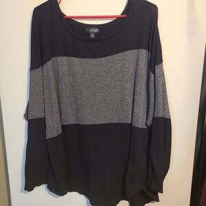 a.n.a Black and Gray Sweater